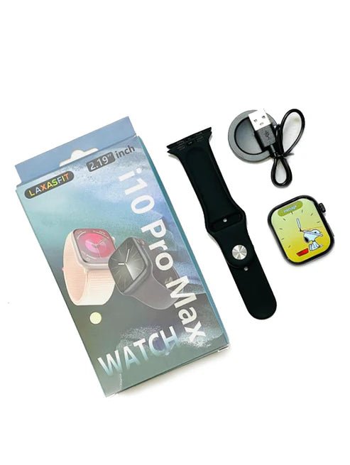 i10 Pro Max Series 9: 2.02" HD, Apps Alerts, Magnetic Charging